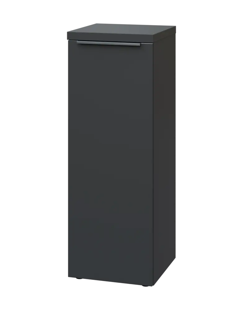 SIN 3 - 4D kancelářská skříň, 1-dveřová, levá, 1120x400x400, antracit